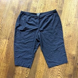 Jessica London Black Capri Pants Plus Size 28